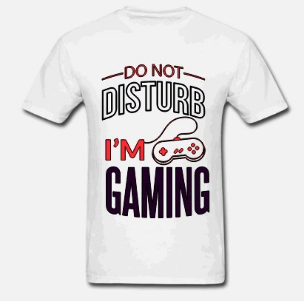 I'm Gaming Do not Disturb Gaming T-Shirt Vinyl